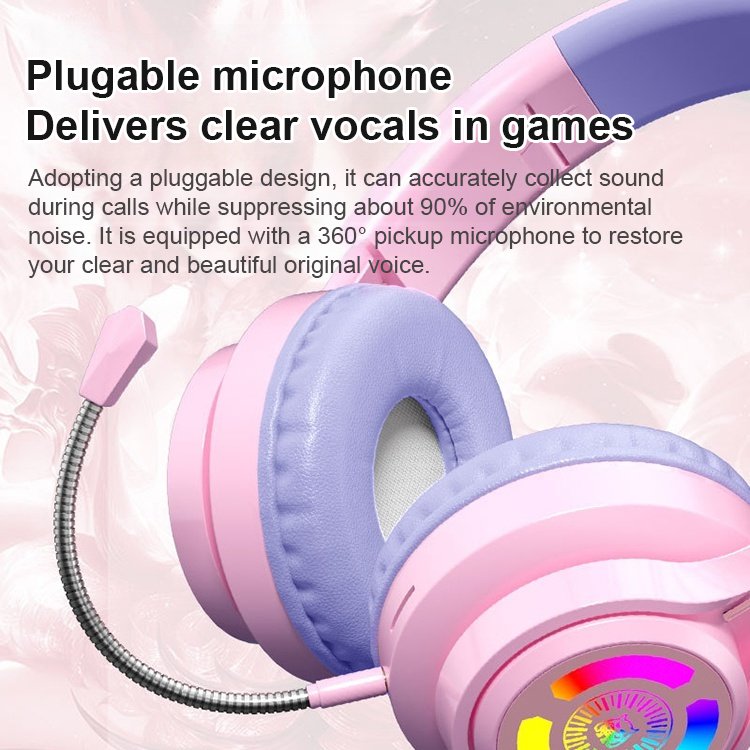 [King Gaming] Cat Ears Lighting Headphones
