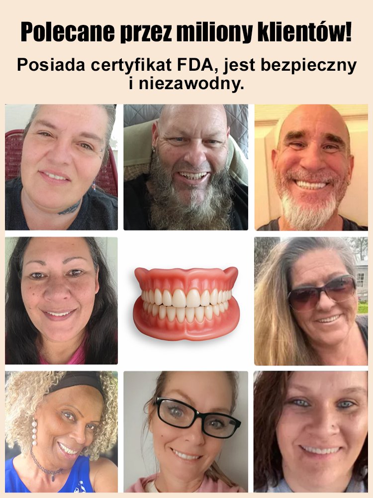 Zestaw Przywracający Uśmiech 2.0 | Wygodna Proteza dla Seniorów i Dorosłych(-50%)