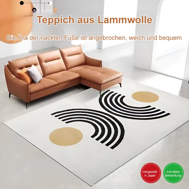 Fleckenbeständiger, leichter Kaschmirteppich