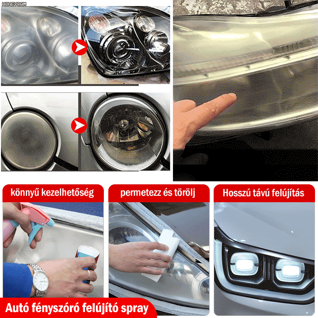 Autó lámpa felújító szer