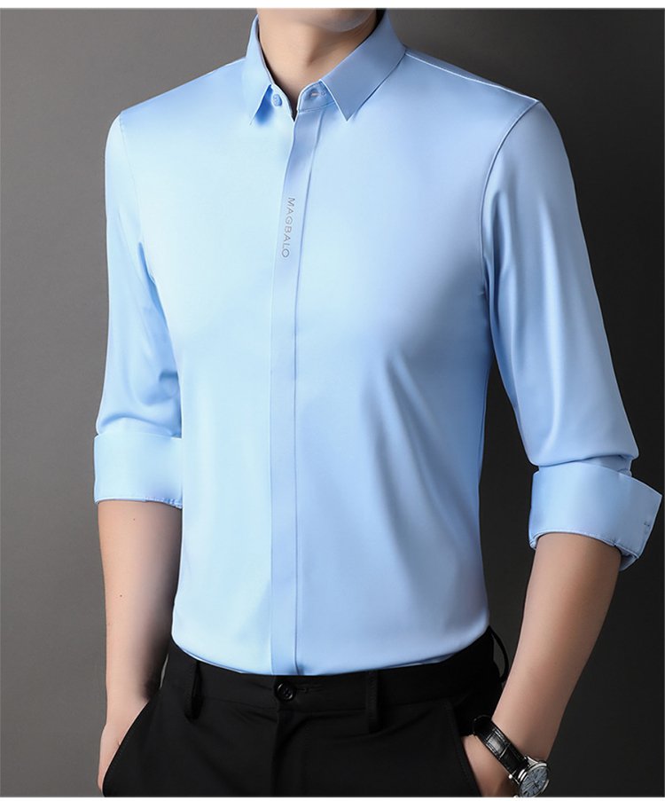 メンズ裏起毛ストレッチワイシャツ