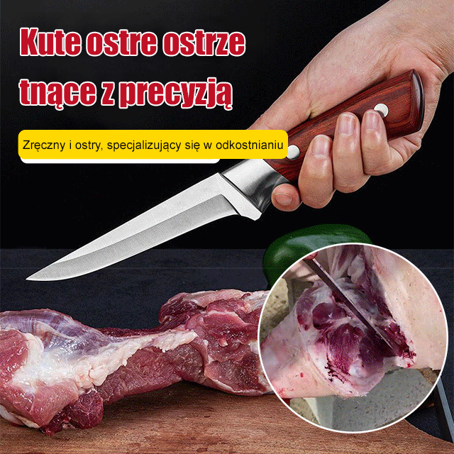 Nóż kuchenny wielofunkcyjny ze stali nierdzewnej