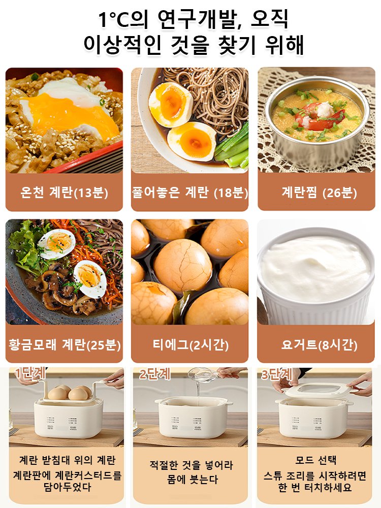 독일 가정용 다기능 계란찜기