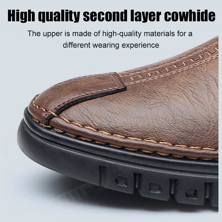 Don't wear them if your feet don't smell】Calfskin leather super comfortable shoes for men with smell