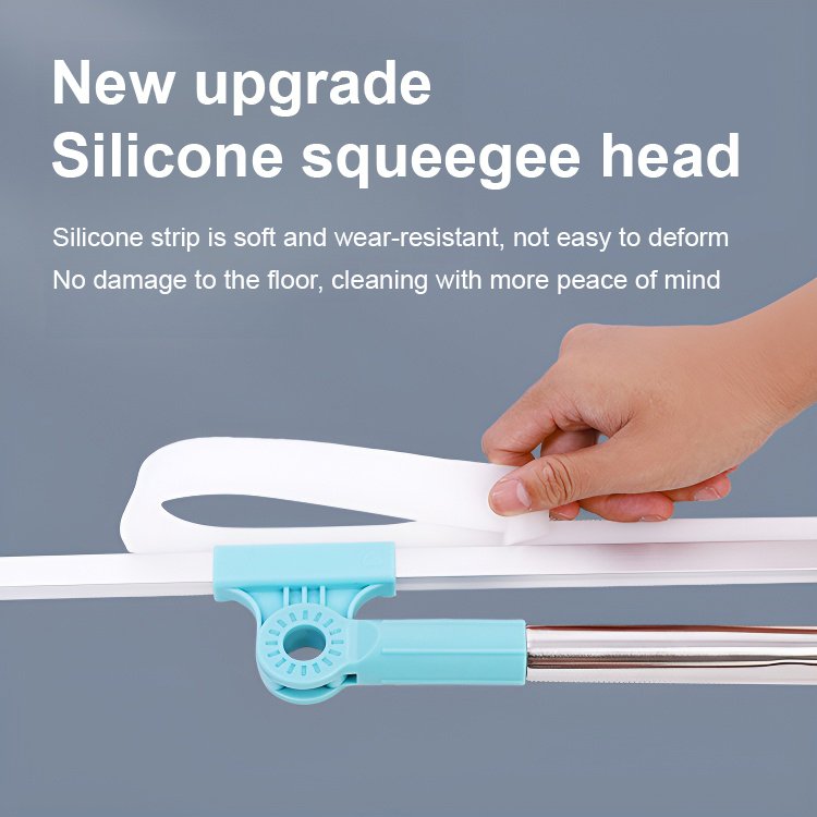 [Strength factory production] Soft silicone wet and dry no dead angle floor squeegee broom