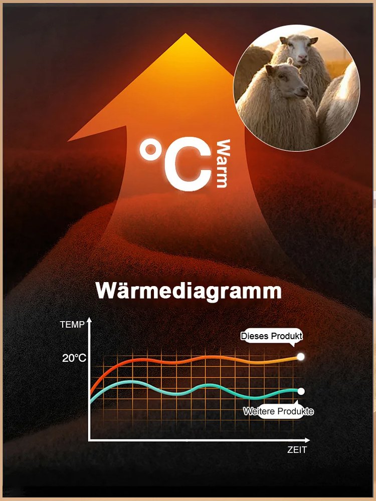 Herren Strickpullover mit Fleece und extra dick