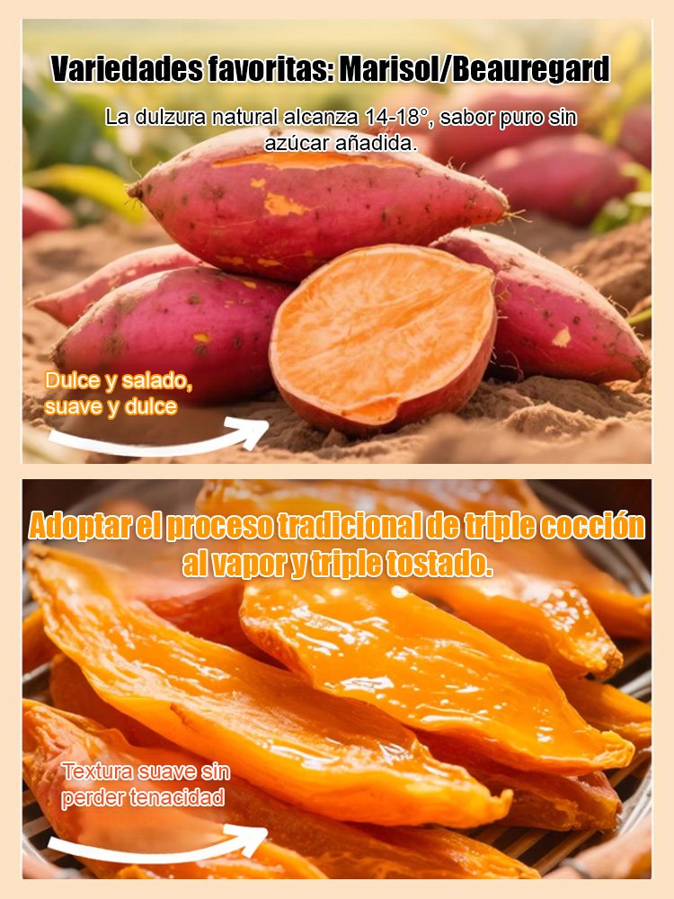 【Recién horneadas al vapor】Chips de boniato al vapor sin azúcar