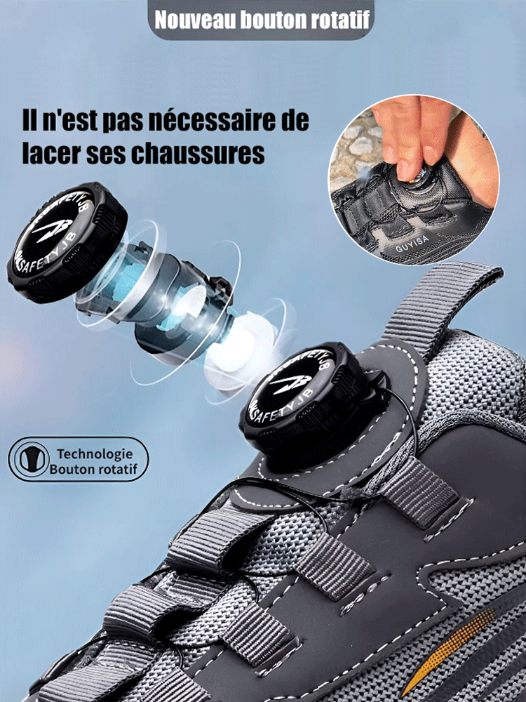 chaussures de sécurité antichoc et antiperforation