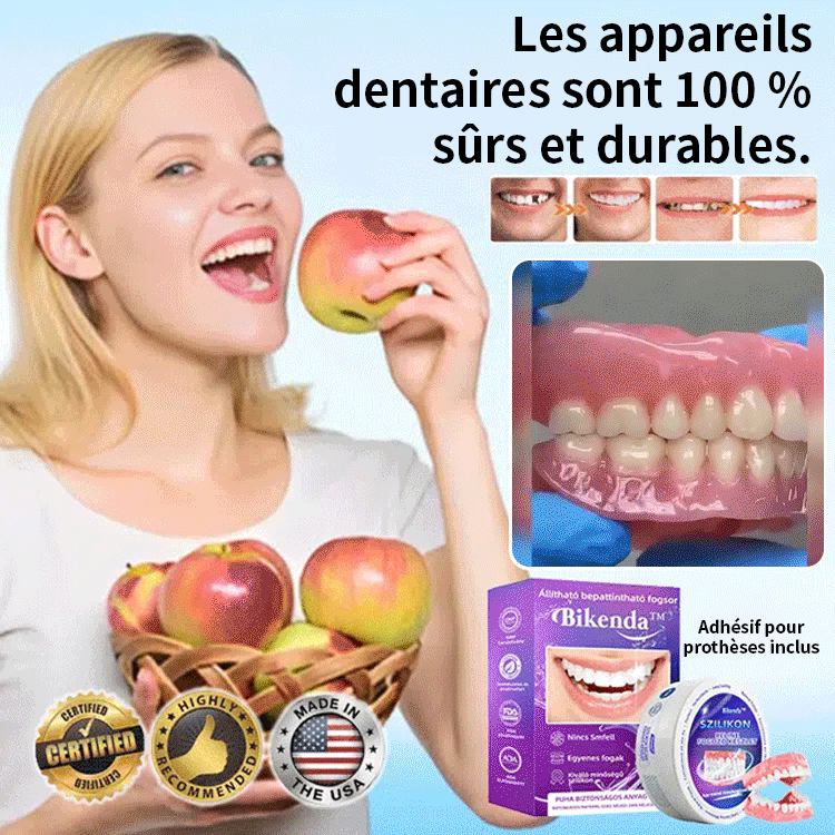 Ensemble de retouche dentaire oralhoe (colle d'alimentation)