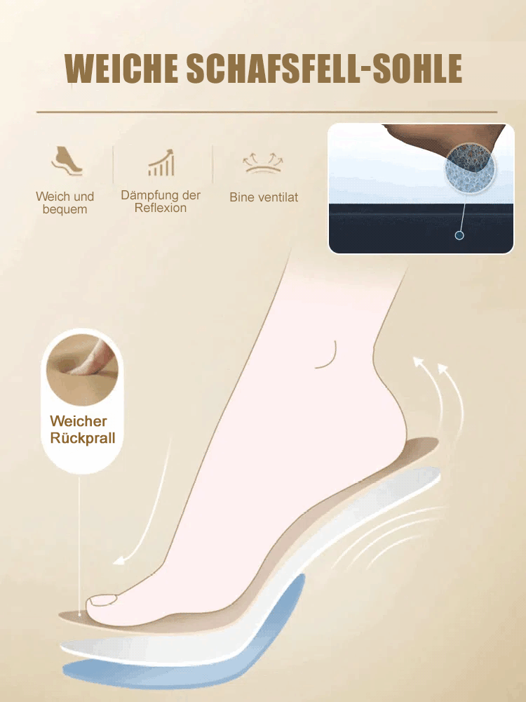 Gefütterte, knöchelhohe Schneestiefel