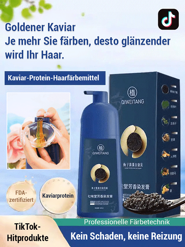【TikTok-Bestseller】ZH Plant Kaviar Protein Haarfärbemittel