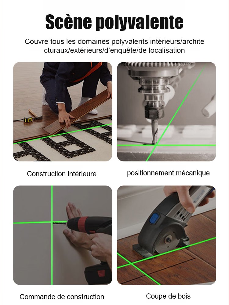 Appareil de positionnement laser d'ingénierie