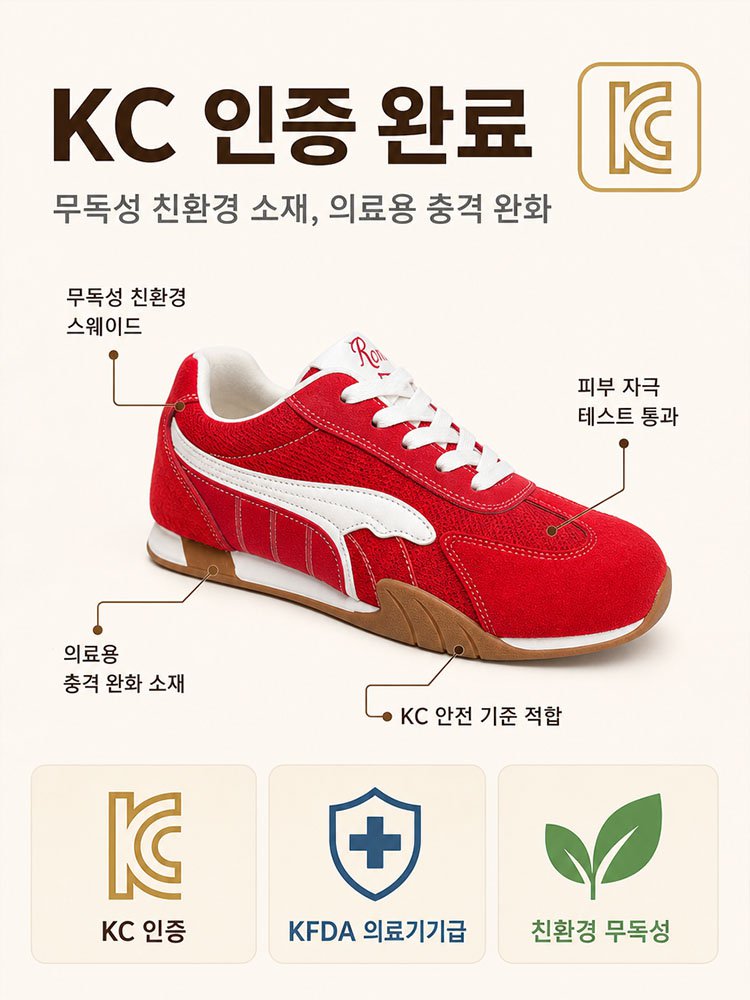 티 안 나게 키 커지는 시원한 메쉬 독일군 여성 스니커즈
