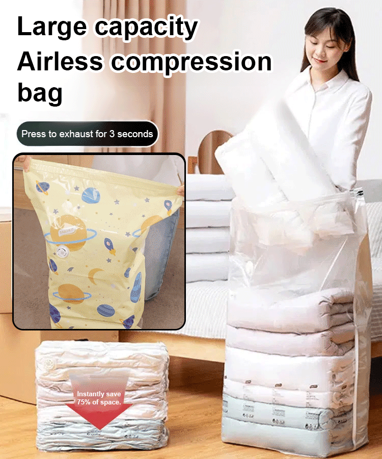 3D vacuum compression bag