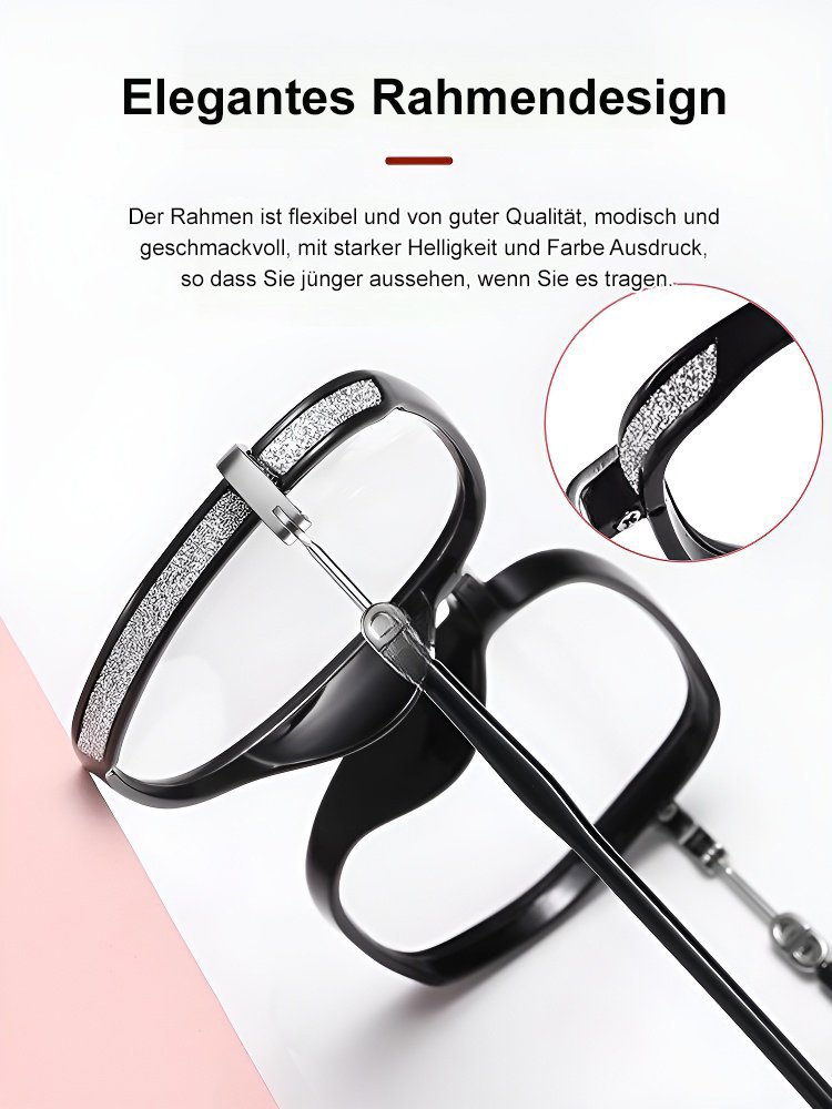 Mode Netz rot großen Rahmen Anti-Blaulicht Presbyopie Brille