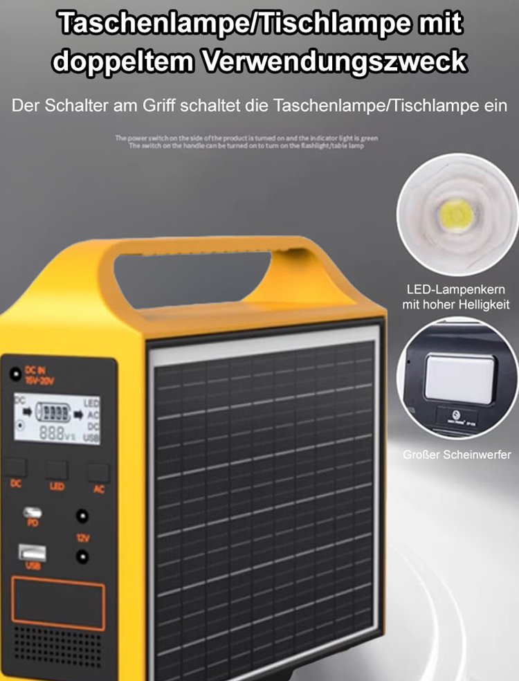 Solar-Notbeleuchtungslampe
