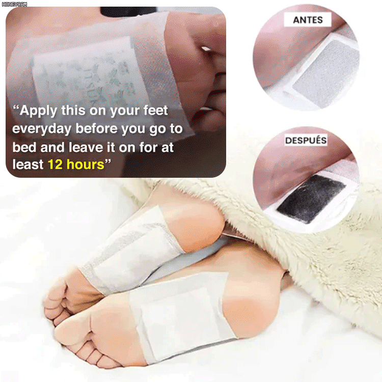 Natural Sugar Reducing and Detoxifying Foot Patch
