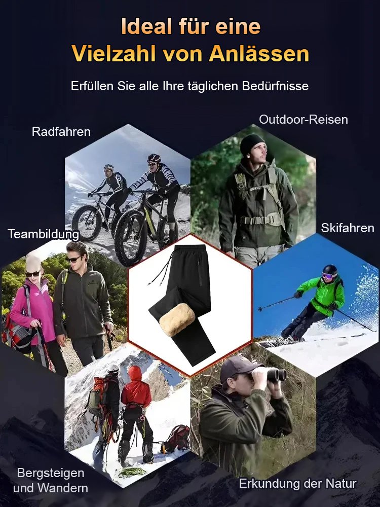 【Keine Angst vor Eis und Schnee】Lammfellhose