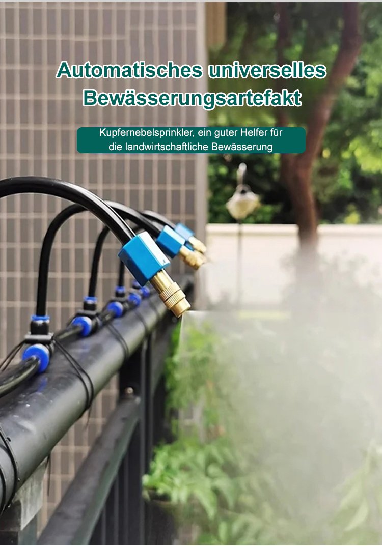 Universeller Sprühkopf für feinen Nebel