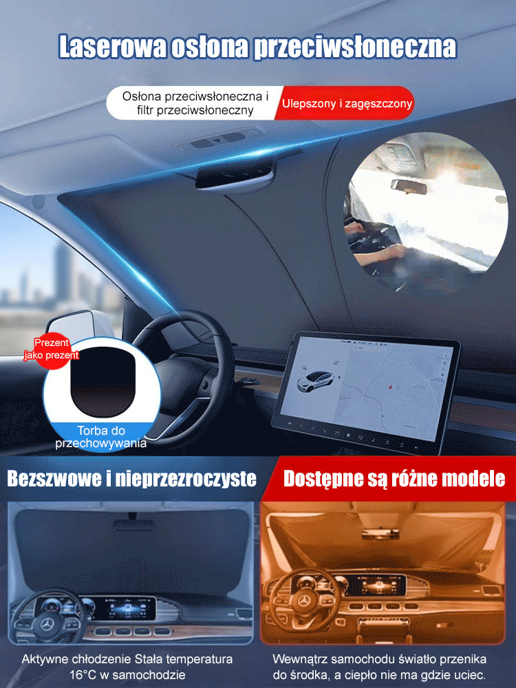 Laser-Auto-Sonnenschutz