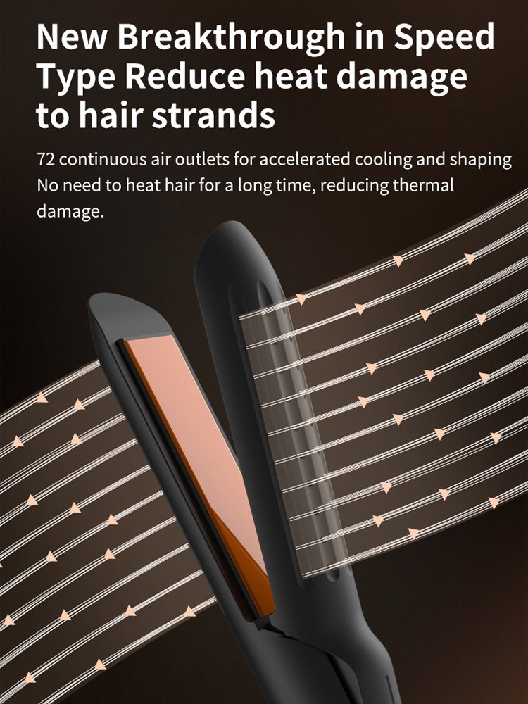 Cool setting cold wind curling iron