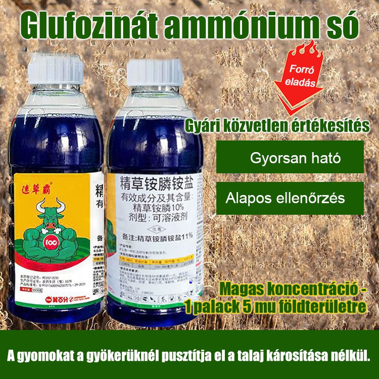 Oxamidofosz gyomirtó szer magas koncentrációja