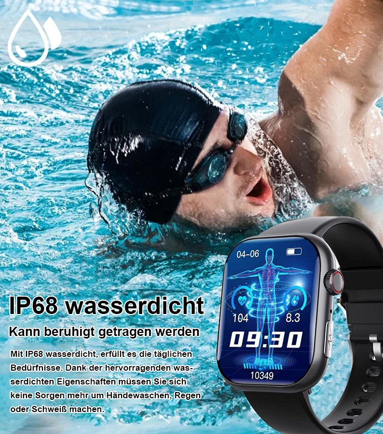 Nicht-invasive, nadelfreie intelligente Glukose-Uhr