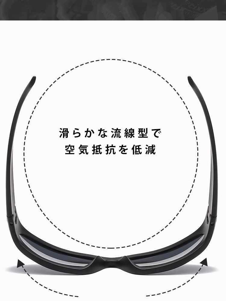 近未来感偏光サングラス