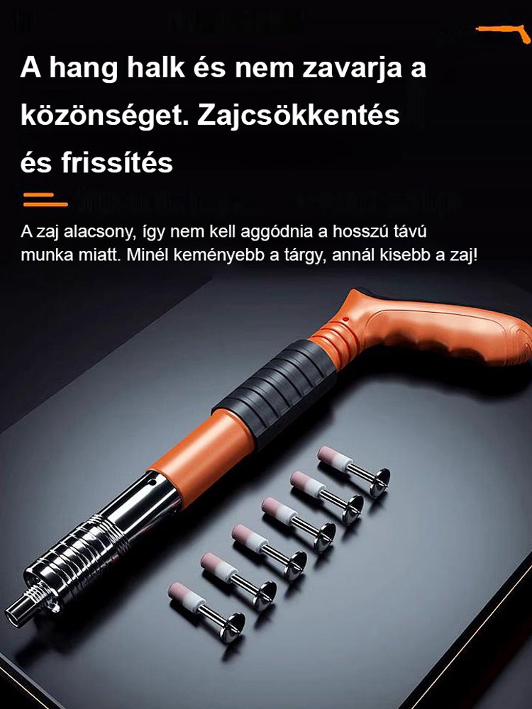 Kézi hangtompítós szögbelövő pisztoly