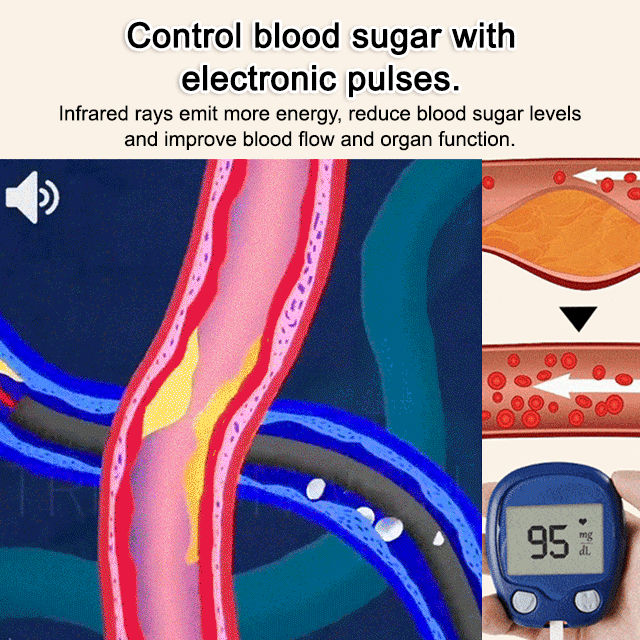 Ultrasonic blood sugar balance bracelet