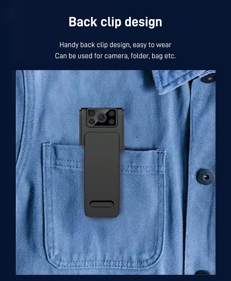 HD 1080P back clip camera