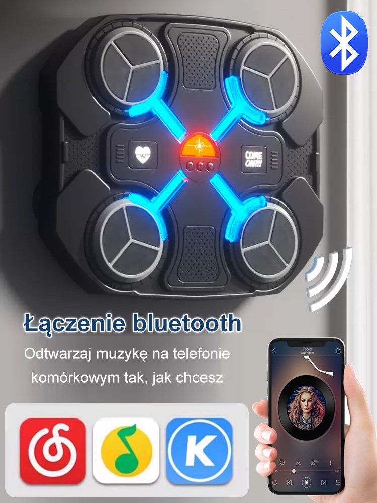Inteligentny muzyczny cel bokserski Bluetooth