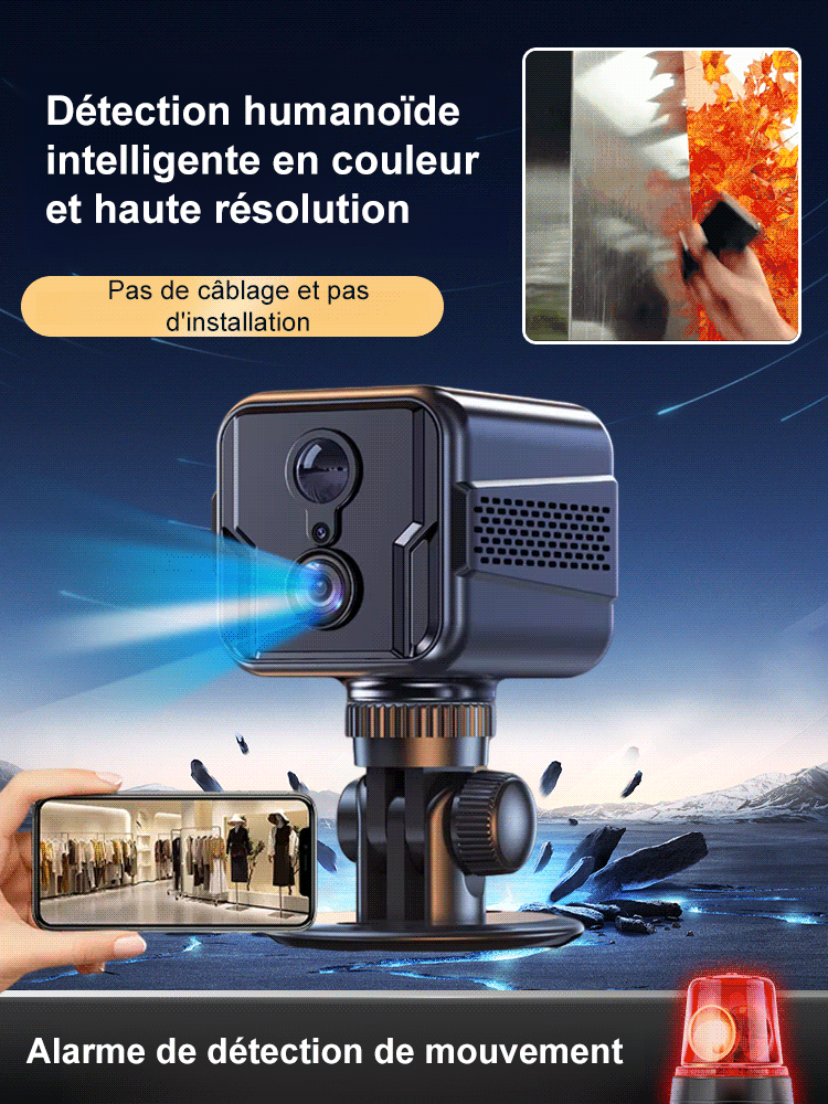 Caméra de surveillance intelligente à distance 4G