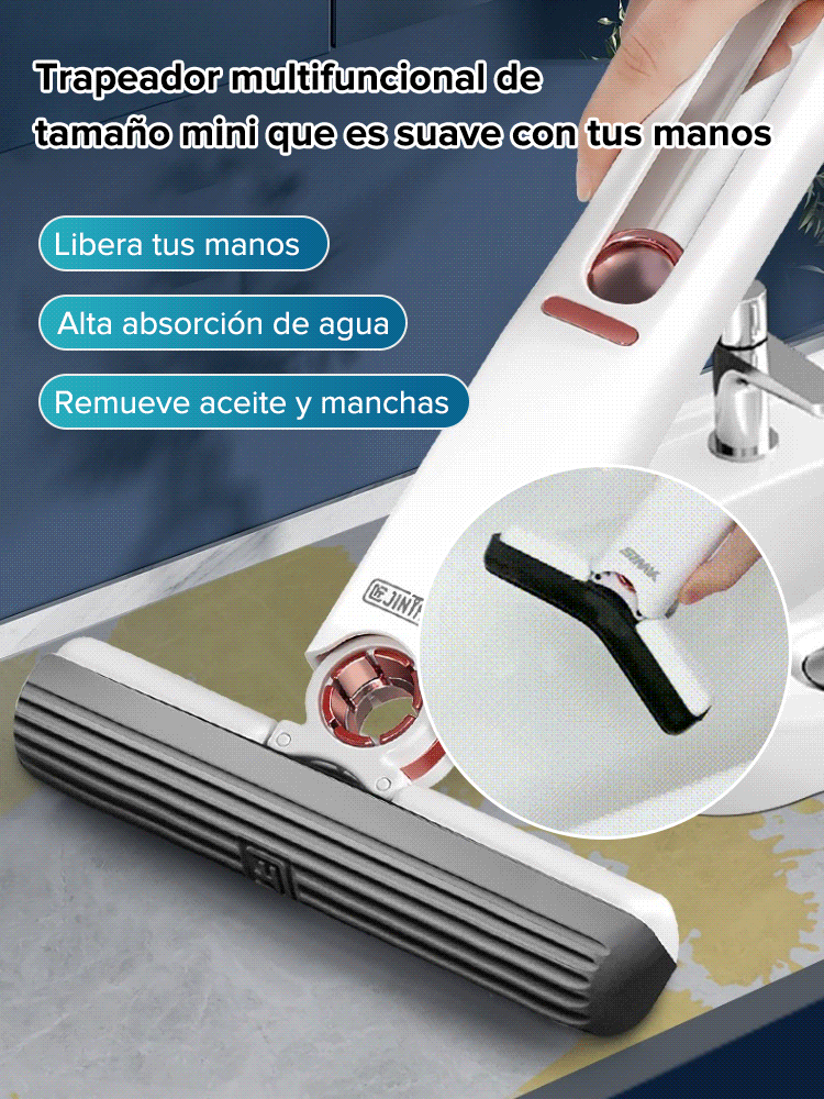 【Multifunción】Mopa de limpieza para perezosos sin ensuciarse las manos