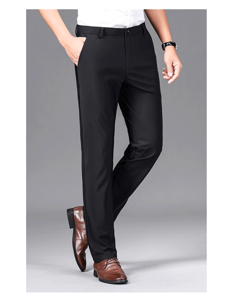 高彈性加絨加厚彈性休閒褲