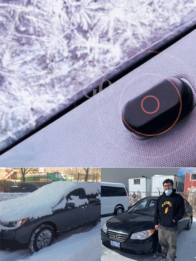 전자 분자 교란 방동 제설기