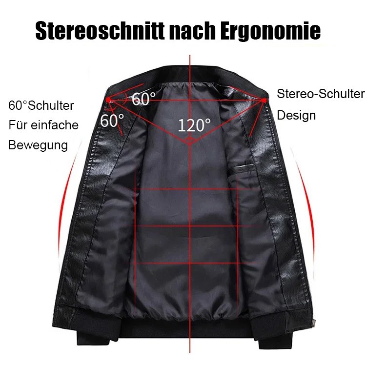 Europa und die Vereinigten Staaten Biker-Lederjacke Männer