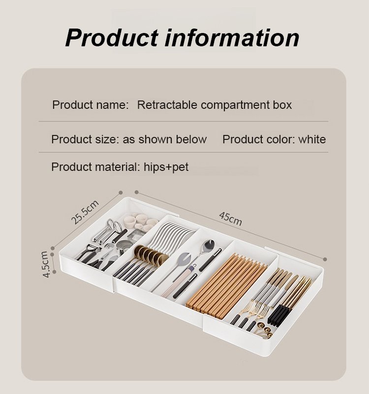 Customizable household drawer organizers for neat storage