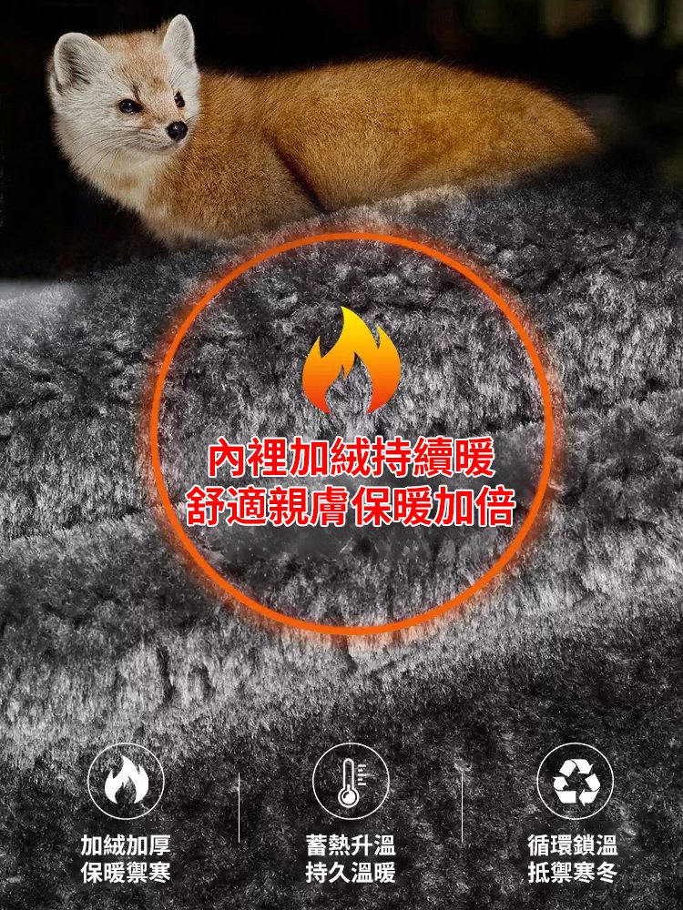 加厚男士皮毛一體皮衣