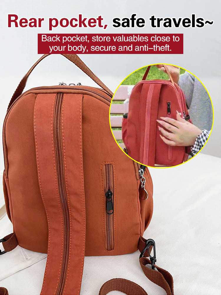 Multiple carrying methods for lightweight backpacks