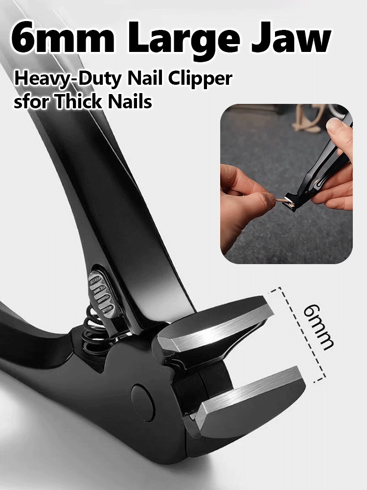 【Ergonomic Design】Stainless Steel Splash-Proof Nail Clippers