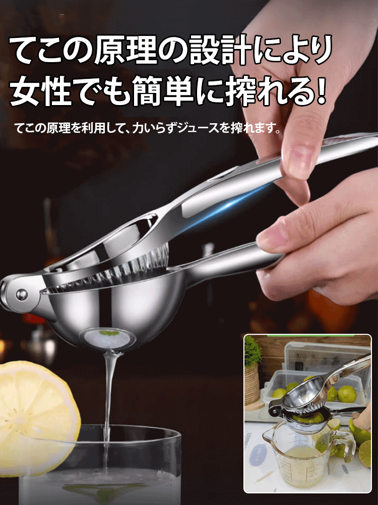 ステンレス鋼ハンドジューサー