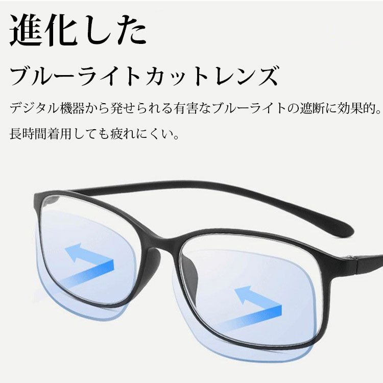 ブルーライトカットメガネ