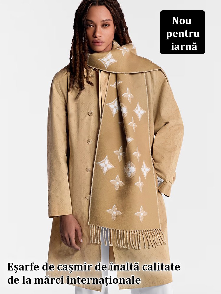 Eșarfă șal cu imprimeu de cașmir