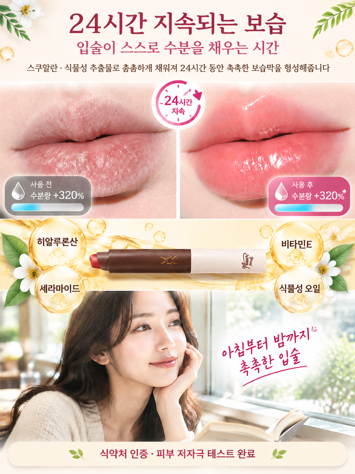 긴자 쇼케이스급 고체 유리 워터글로스 립마커
