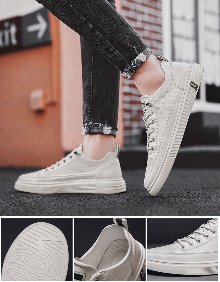 楽々着脱ゴム紐仕様のメンズスニーカー