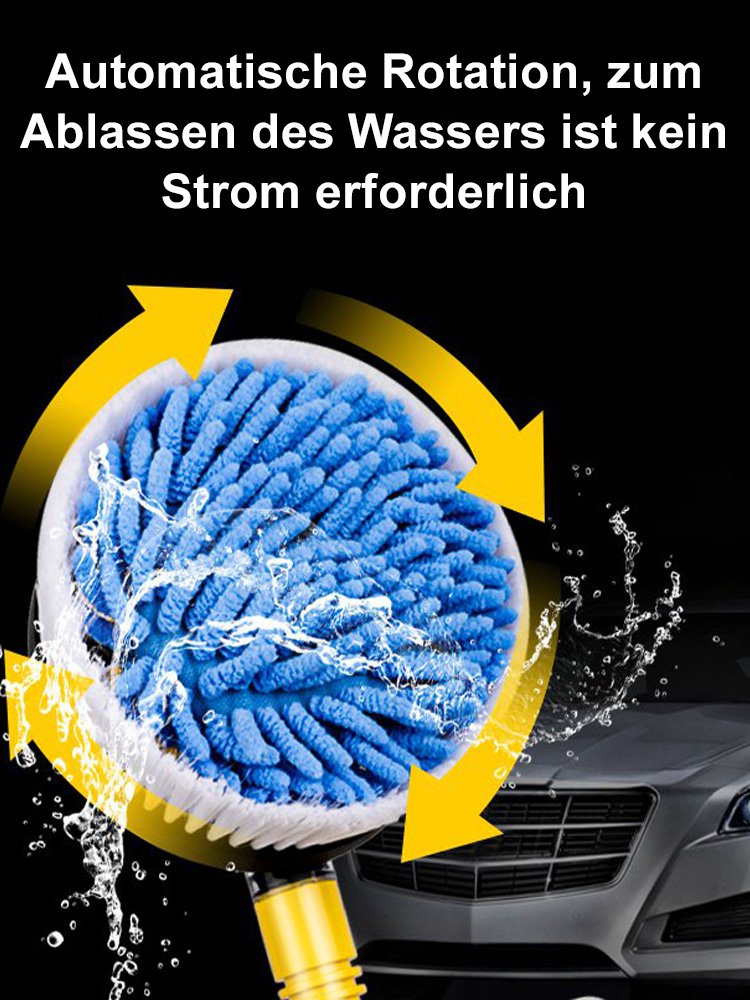 【Integriertes Waschen, Spülen und Bürsten 】Automatisch rotierendes Autowaschanlagen-Set