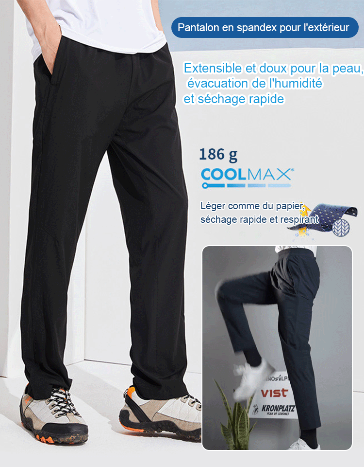 Printemps été Sport vitesse sèche pantalons hommes