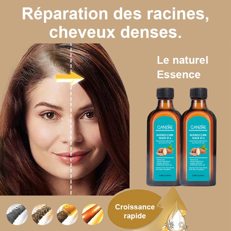 Huile de croissance capillaire au romarin