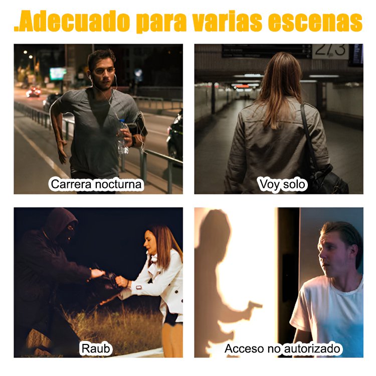 Llavero de descarga eléctrica con botón